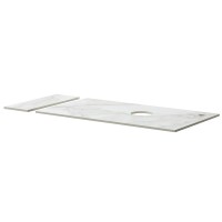 Столешница Aquanet Nova Lite Loft 75 R АВ01, 261852, с полкой, цвет белый мрамор