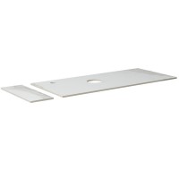 Столешница Aquanet Nova Lite Loft 90 L АВ01, 261853, с полкой, цвет белый