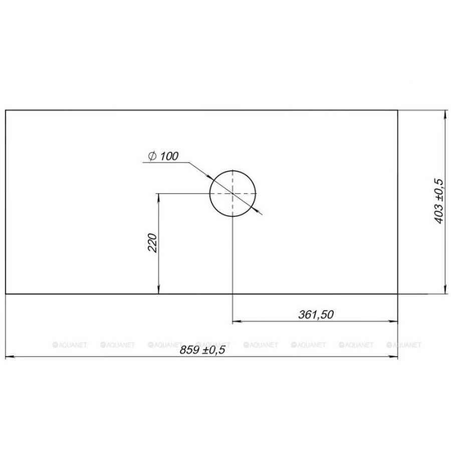 Столешница Aquanet Nova Lite Loft 90 R АВ01 с полкой, мрамор, 00261855