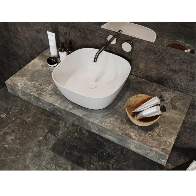 Раковина Allen Brau Priority 00262043, 40 см, накладная, керамика, белая