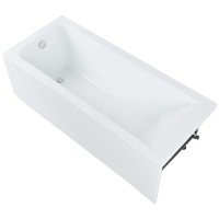 Ванна акриловая Aquanet Bright 170x70 с каркасом белая 00267835 (267835)