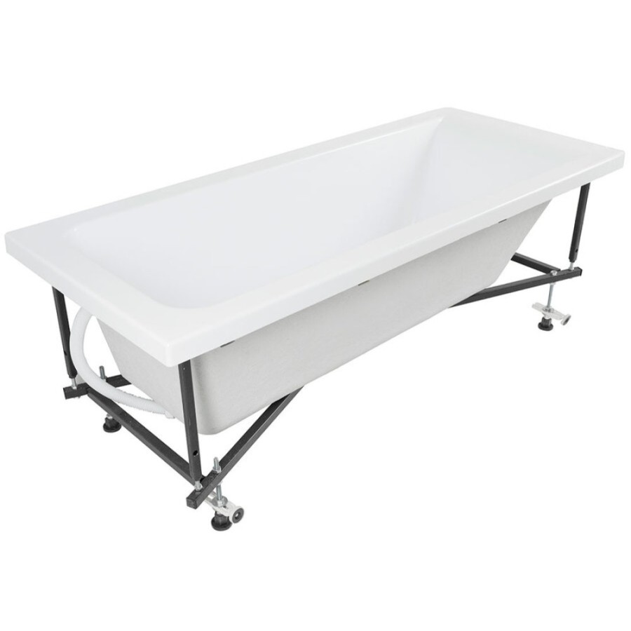 Ванна акриловая Aquanet Bright 170x70 с каркасом белая 00267835 (267835)