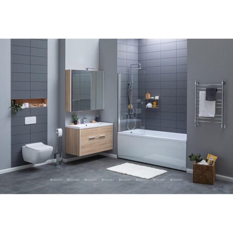 Акриловая ванна Aquanet Bright 273795, 175 x 70 см, белая (каркас приобретается отдельно)