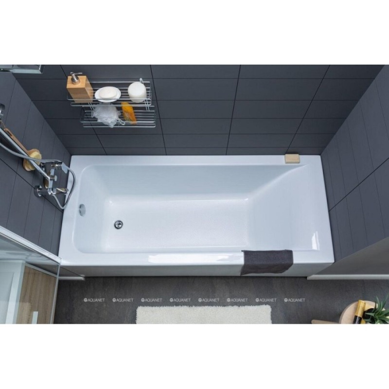 Акриловая ванна Aquanet Bright 273795, 175 x 70 см, белая (каркас приобретается отдельно)