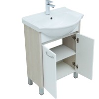 Тумба под раковину Aquanet Донна, 273996, 60 см, цвет белый дуб
