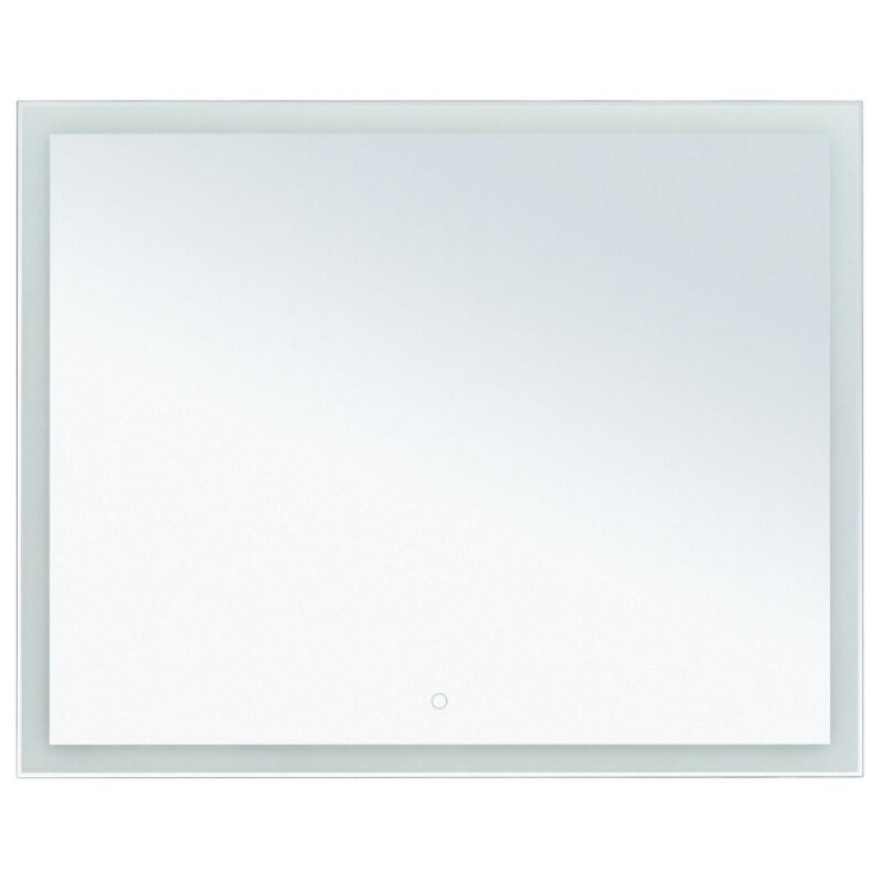 Зеркало Aquanet Гласс 274009, 120 см, с LED подсветкой, цвет белый