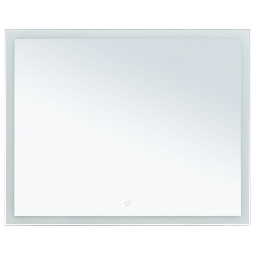 Зеркало Aquanet Гласс 274009, 120 см, с LED подсветкой, цвет белый