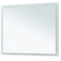Зеркало Aquanet Гласс 274009, 120 см, с LED подсветкой, цвет белый