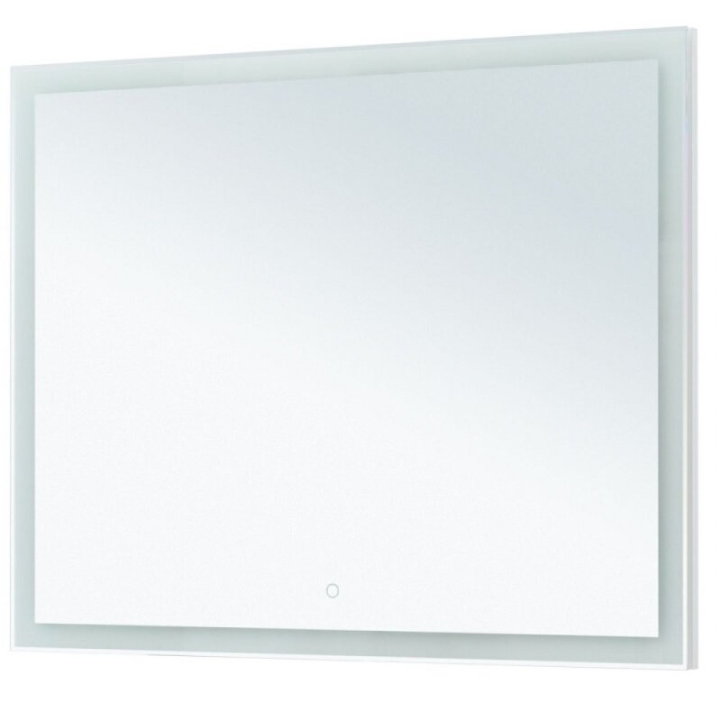 Зеркало Aquanet Гласс 274009, 120 см, с LED подсветкой, цвет белый