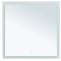 Зеркало Aquanet Гласс 274016, 80 см, с LED подсветкой, цвет белый