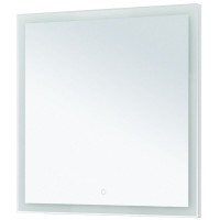 Зеркало Aquanet Гласс 274016, 80 см, с LED подсветкой, цвет белый