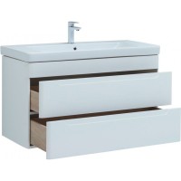Тумба под раковину Aquanet София 105 подвесная, 2 ящика, 00274116