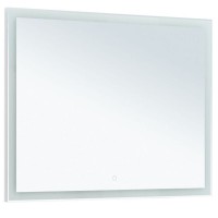Зеркало Aquanet Гласс 274134, 100 см, с LED подсветкой, цвет белый