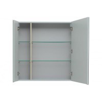 Зеркальный шкаф Aquanet Алвита 00277536 80, цвет серый