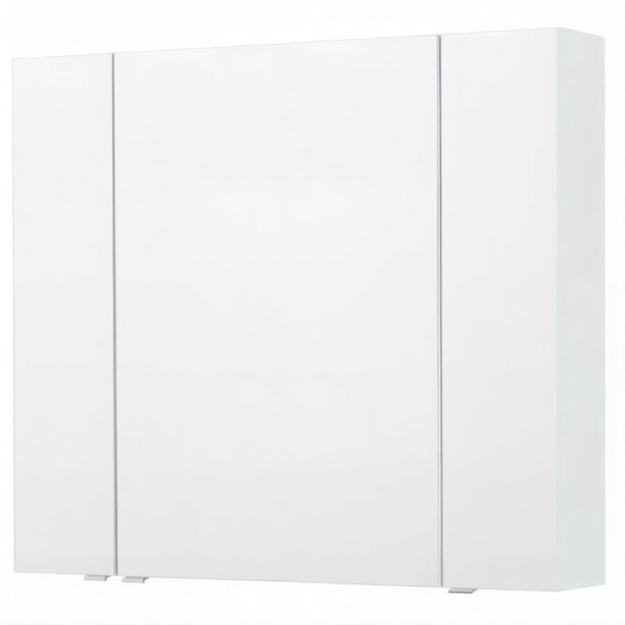 Зеркальный шкаф Aquanet Алвита New, 100 см, цвет белый матовый, 277542
