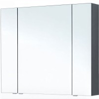 Зеркальный шкаф Aquanet Алвита New, 100 см, цвет антрацит матовый, 277543