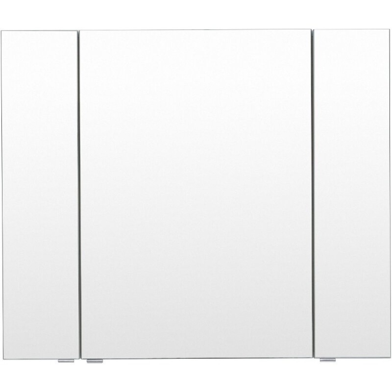 Зеркальный шкаф Aquanet Алвита New, 100 см, цвет серый матовый, 277544