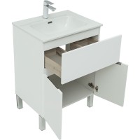 Тумба под раковину Aquanet Алвита New 277546, 60 см, цвет белый матовый
