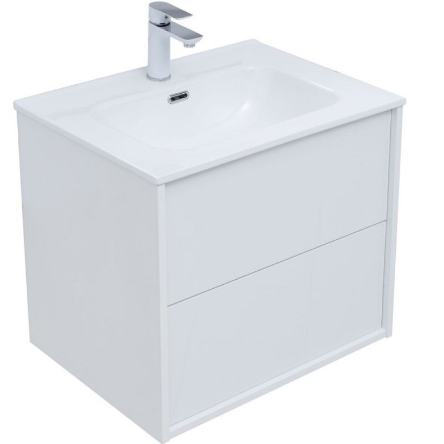 Тумба под раковину Aquanet Lino 60 см, 287540, белый