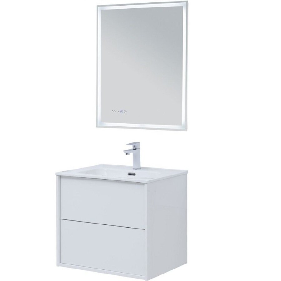 Тумба под раковину Aquanet Lino 60 см, 287540, белый