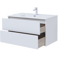 Тумба под раковину Aquanet Lino 80 см, 287542, белый