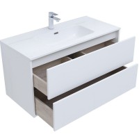 Тумба под раковину Aquanet Lino 80 см, 287542, белый