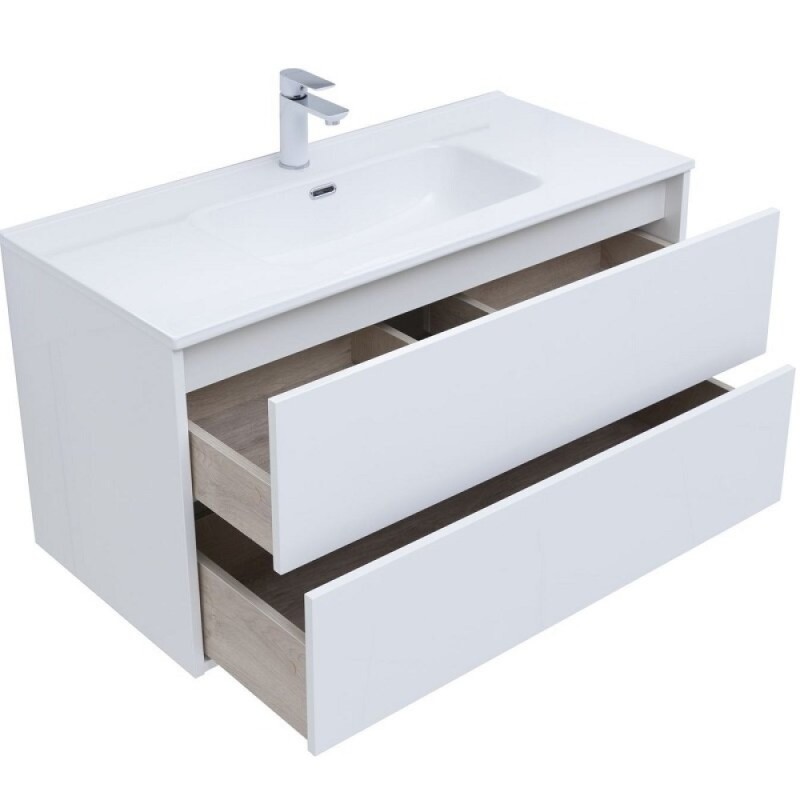 Тумба под раковину Aquanet Lino 80 см, 287542, белый