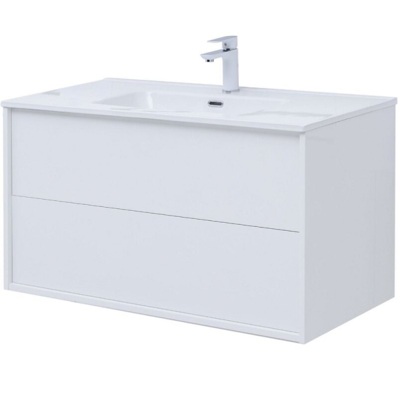 Тумба под раковину Aquanet Lino 100 см, 287544, белый