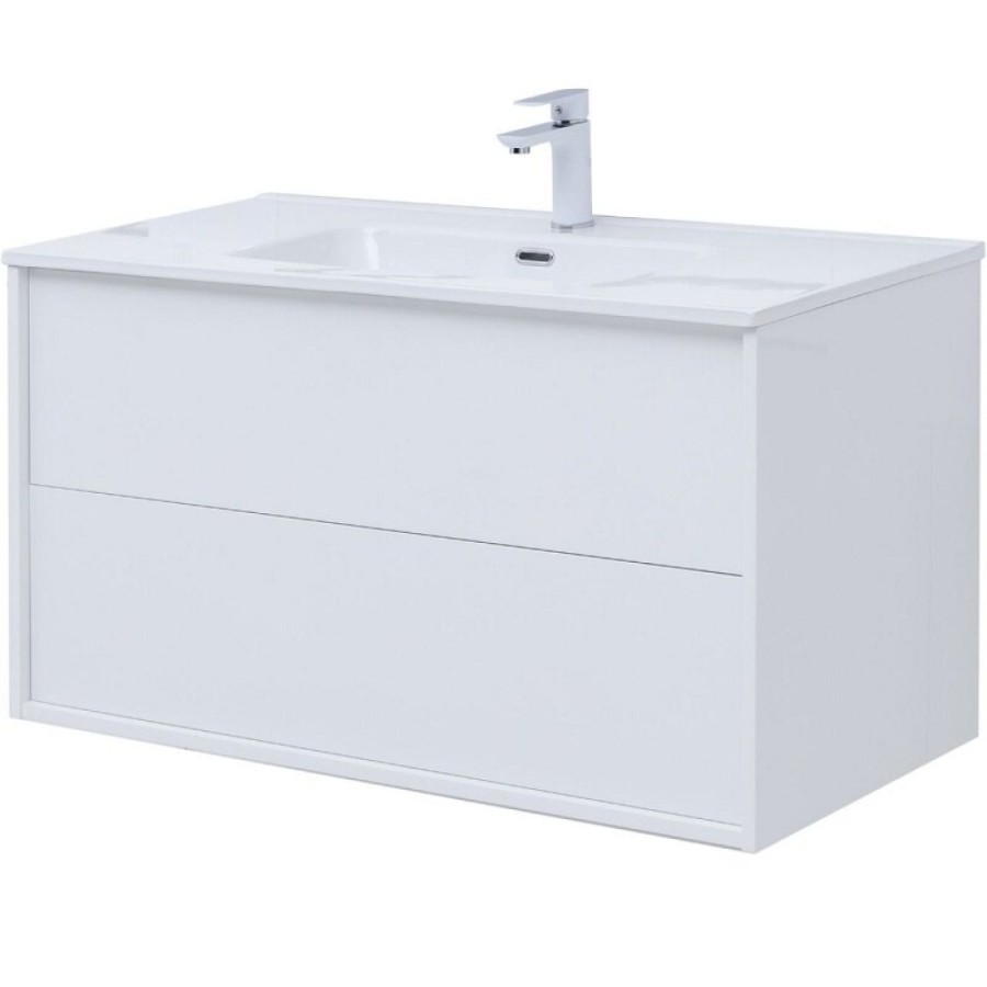 Тумба под раковину Aquanet Lino 100 см, 287544, белый