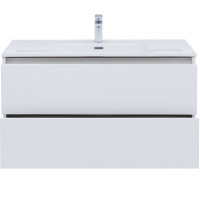 Тумба под раковину Aquanet Lino 100 см, 287544, белый