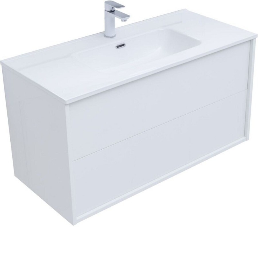 Тумба под раковину Aquanet Lino 100 см, 287544, белый