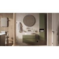 Полотенцесушитель электрический Allen Brau Infinity 00288916, ширина 44 см, высота 60 см, рейлинг , крепление, зеркальное стекло/серебро браш
