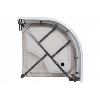 Поддон для душа Aquanet Optimal 293351, 90х90 см, с сиденьем, белый