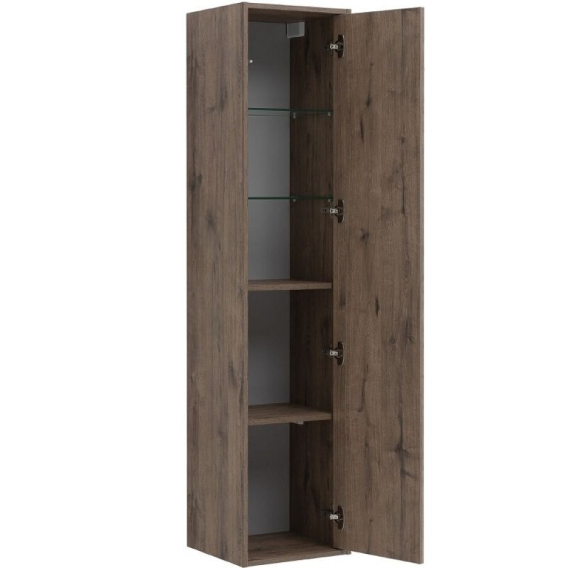 Пенал Aquanet Lino 35, 295038, цвет дуб веллингтон