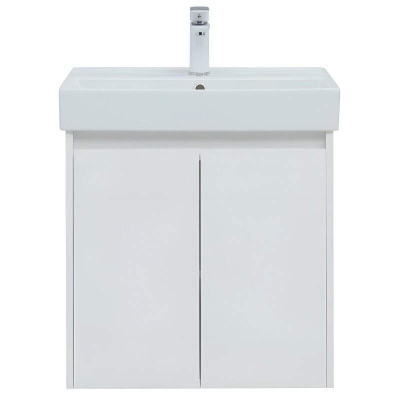 Тумба под раковину Aquanet Nova Lite 298847, 60 см, цвет белый глянец