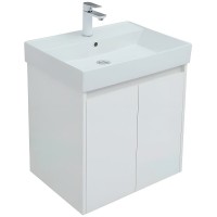 Тумба под раковину Aquanet Nova Lite 298847, 60 см, цвет белый глянец