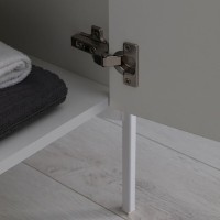 Тумба под раковину Aquanet Nova Lite 298847, 60 см, цвет белый глянец