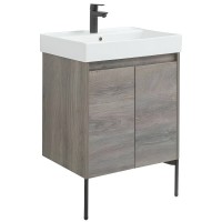 Тумба под раковину Aquanet Nova Lite 298848, 60 см, цвет дуб рошелье