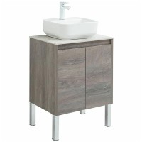 Тумба под раковину Aquanet Nova Lite 298848, 60 см, цвет дуб рошелье