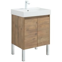 Тумба под раковину Aquanet Nova Lite 298849, 60 см, цвет дуб рустикальный