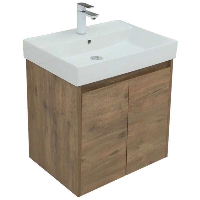 Тумба под раковину Aquanet Nova Lite 298849, 60 см, цвет дуб рустикальный