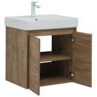 Тумба под раковину Aquanet Nova Lite 298849, 60 см, цвет дуб рустикальный