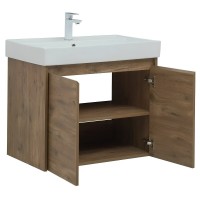 Тумба под раковину Aquanet Nova Lite 298852, 75 см, цвет дуб рустикальный