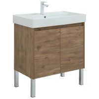 Тумба под раковину Aquanet Nova Lite 298852, 75 см, цвет дуб рустикальный