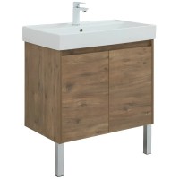 Тумба под раковину Aquanet Nova Lite 298852, 75 см, цвет дуб рустикальный