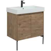 Тумба под раковину Aquanet Nova Lite 298852, 75 см, цвет дуб рустикальный