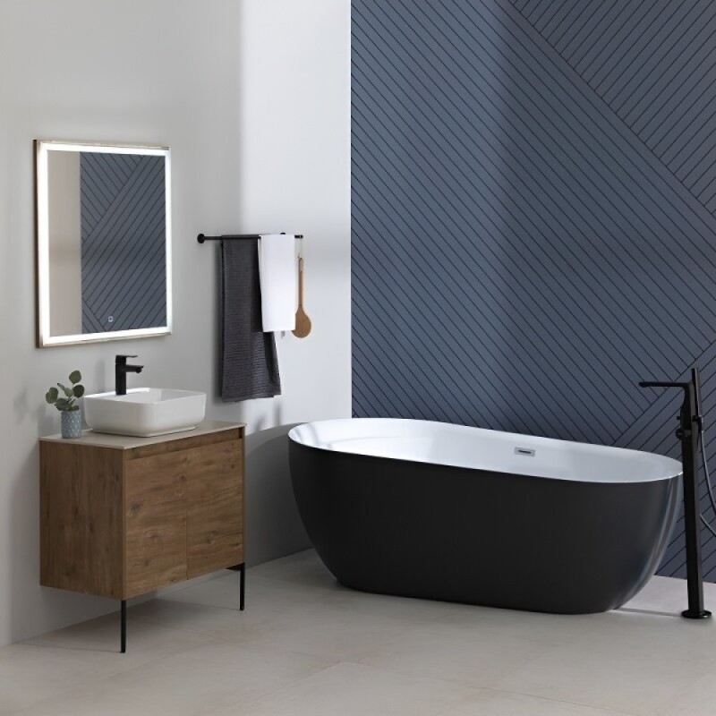Тумба под раковину Aquanet Nova Lite 298852, 75 см, цвет дуб рустикальный