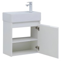 Тумба под раковину Aquanet Nova Lite 298853, 50 см, цвет белый глянец