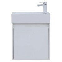 Тумба под раковину Aquanet Nova Lite 298853, 50 см, цвет белый глянец