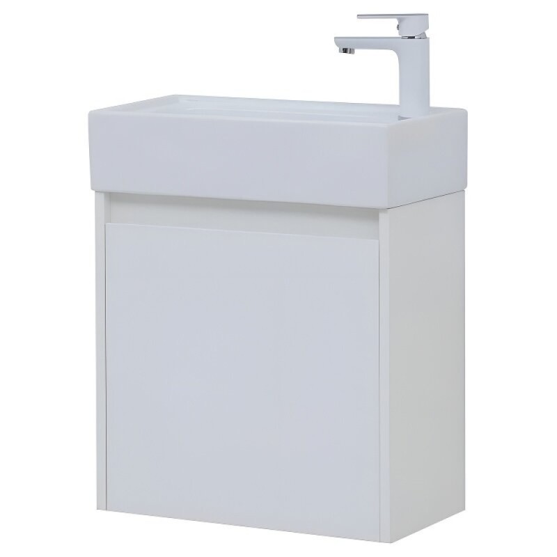 Тумба под раковину Aquanet Nova Lite 298853, 50 см, цвет белый глянец